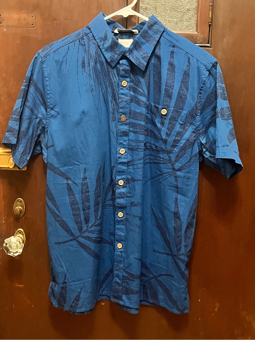 EUC Te Aito Tahiti 100% cotton button up Hawaiian shirt aloha shirt size M